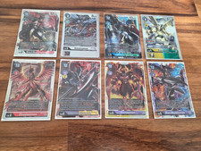 8x Digimon New Awakening BT08 Super Rare / BlackWarGreymon, Rapidmon, Kimeramon
