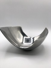 Obstschale silber Alu Schale Obstkorb Dekoschale Aluschale