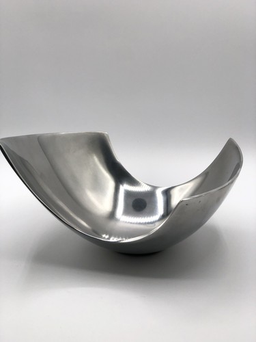 Obstschale silber alu schale - obstschale,
