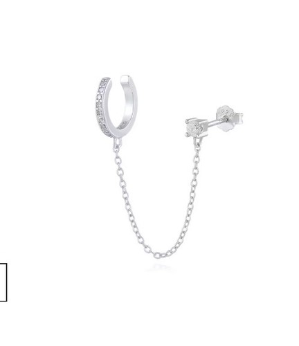 Ohrringe mit kette - mit,