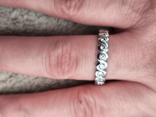 Weißgold memoire ring - weißgold-memoire-ring, mit