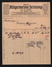 LEIPZIG, Rechnung 1917