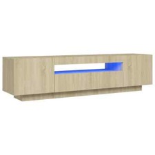 TV Schrank mit LED-Leuchten