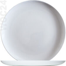 32 cm Pizzateller Servierteller Opal Glas Pizza Kuchen Teller Platte weiß