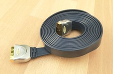 SCART Kabel Flachkabel Clicktronic 5 Meter, vergoldete Anschlüsse