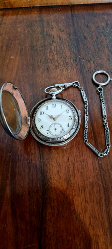 Taschenuhr 800er silber - taschenuhr,