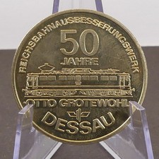 DDR Medaille 50 Jahre RAW