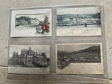 Konvolut 4 Alter Postkarten Ljubiana Linz Berlin Mürzzuschlag Um 1900