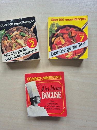 Mini kochbücher der - mini, kochbücher,