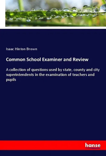 Common school examiner - school, and