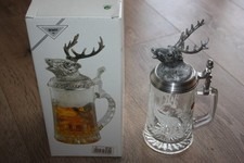 Neu BMF Glas Bierkrug