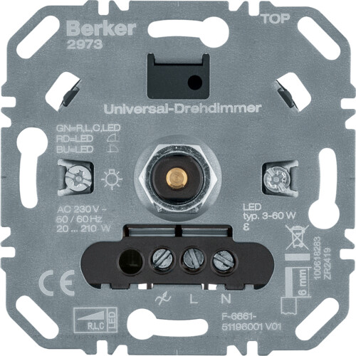 Berker hager drehdimmer dimmer - berker,