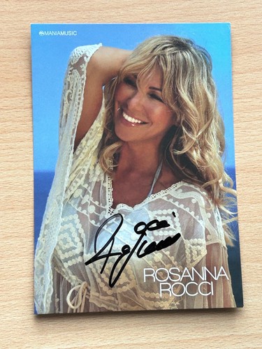 Rosanna rocci autogrammkarte - rocci,