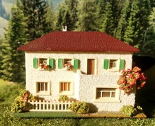 Faller Holz 269 Villa mit Veranda Haus alt antik 50er Jahre mit Marke