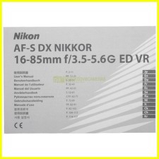 Handbuch für Nikon AF-S DX