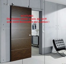 Holzschiebetür Edelstahl