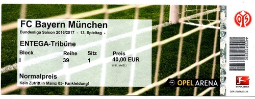 Ticket fsv mainz - bl,