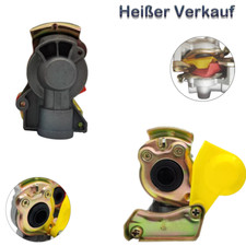 Kupplung skopf rot,gelb M22-Set mit Ventil Für LKW,Zugmaschine Traktor-Druckluft