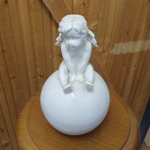 Engel figur porzellan weiß - porzellan,