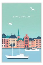 Poster Stockholm - Katinka
