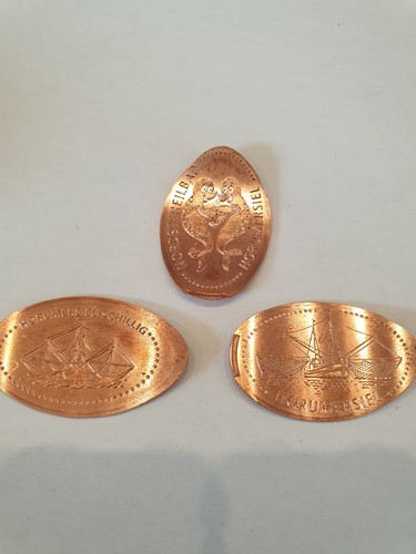 Motive elongated coin - 3,
