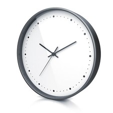 Wanduhr rund 24 cm Durchmesser analoge Anzeige DCF-Signal Batteriebetrieb B-Ware