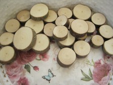 25 x Holzscheiben Astscheiben