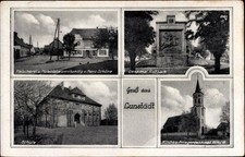 Ak Lunstädt Braunsbedra im Saalekreis, Fleischerei und... - 3575276