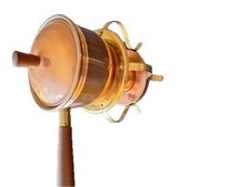 Taurus Fondue Topf Set Gold