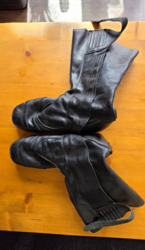 Vintage motorradstiefel leder - motorradstiefel,