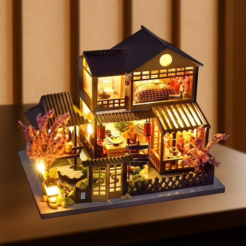 Holz puppenhaus miniatur - holz,