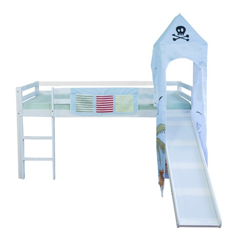 Hochbett mit rutsche - hochbett,