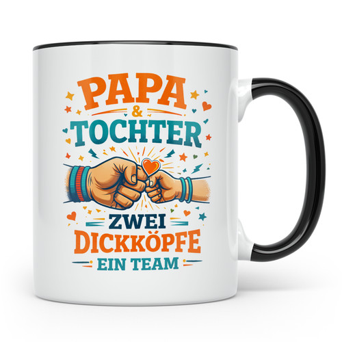Papa tochter tasse - tochter, zwei