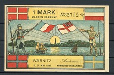 Warnitz 1 Mark Notgeld Notgeld
