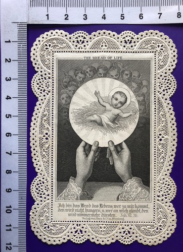 Heiligenbild spitzenbild jesus - heiligenbild,