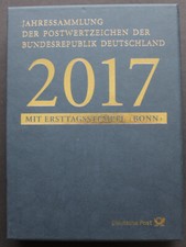 Bundesrepublik Jahrbuch 2017 gestempelt Ersttagsstempel Bonn günstig!