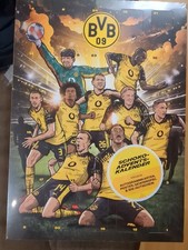 6 Autogramm Karten. Bundesliga. 2025/26. Kalender. Borussia Dortmund. Poster 