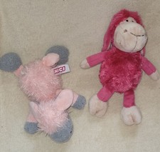 Nici Schaf Jolly Mäh Colored rosa liegend + pink stehend je 22 cm im Set!