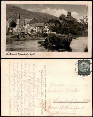 Ansichtskarte heimbach - heimbach, (eifel)