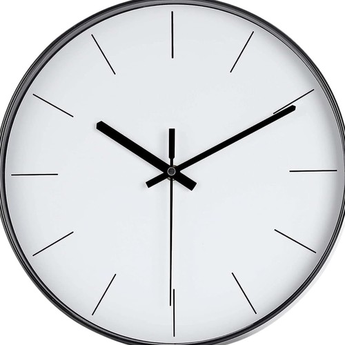 Wanduhr 30cm modern leise - 30cm,