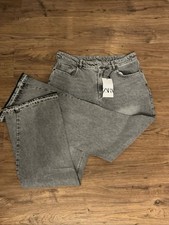 Gray Zara Flared Jeans Size L