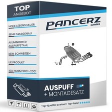 Endschalldämpfer für Audi A3 (8PA) 1.4 2.0 Sportback Endtopf