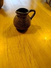 Kleine Blumenvase Töpferei Serocka In Braun