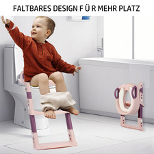 Toilettentrainer Kinder für 1-7 WC Sitz Baby mit Treppe Toilettensitz mit Leiter