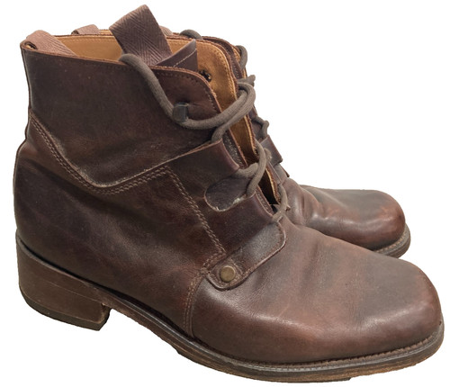 Vintage leder stiefel größe - stiefel,