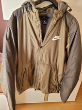 Nike Jacke Herren Gr. L Grün/Grau mit Kapuze