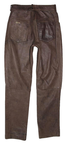 Linus schmale lederjeans - linus,