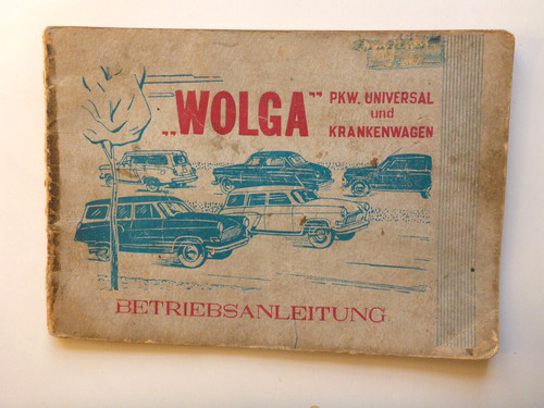 Betriebsanleitung wolga - betriebsanleitung,