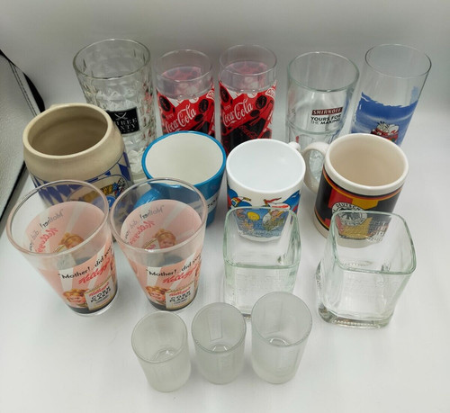 16x tassen und - 16x, gläser