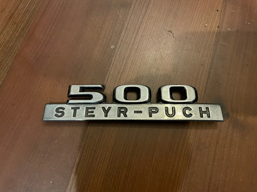 Steyr puch 500 typenschild - steyr-puch,